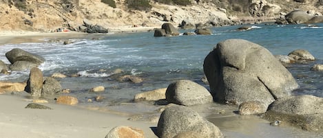 On the beach