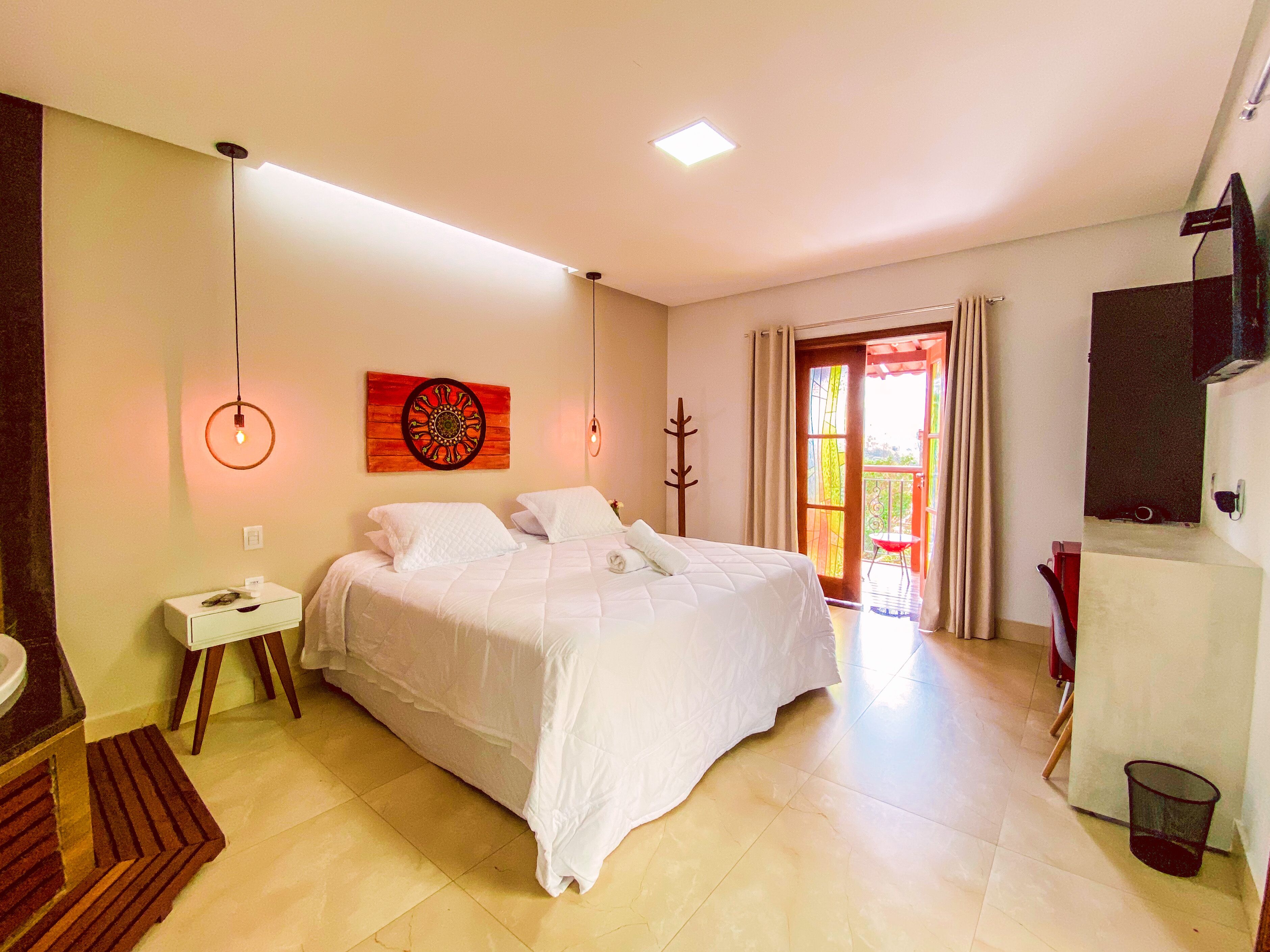 Quarto casal luxo | Vista do quarto