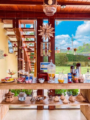 Free daily local cuisine breakfast