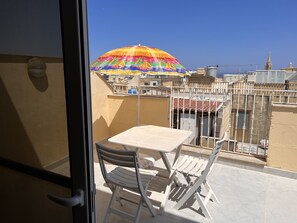 Loftsleilighet – superior, terrasse, sjøutsikt | Terrasse/patio