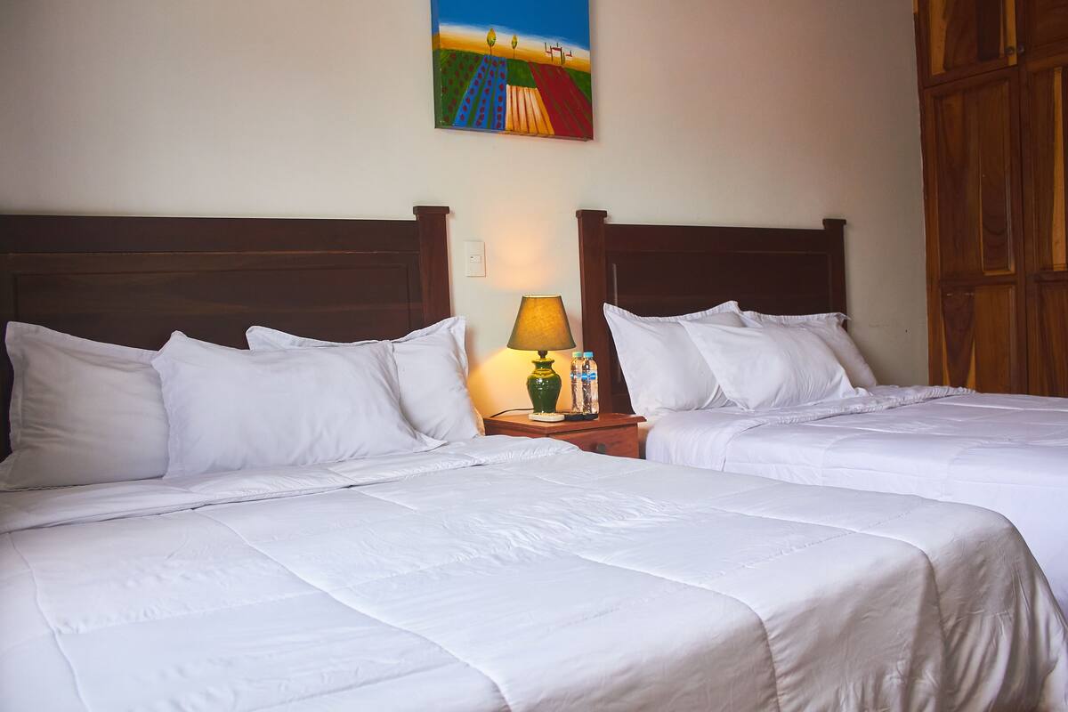 Kamar Double Basic | Selimut bulu angsa dan setrika/meja setrika