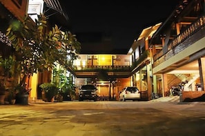 Front of property – evening/night