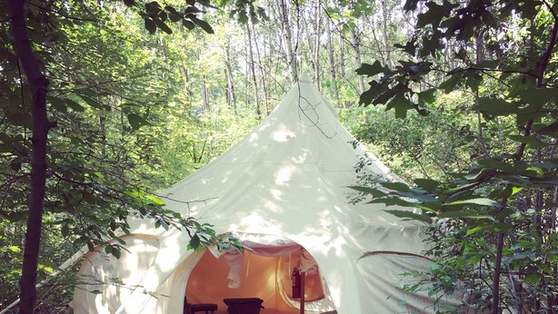Unclassified image, 1 of 10, button - The Eco Camp (Swanton)
