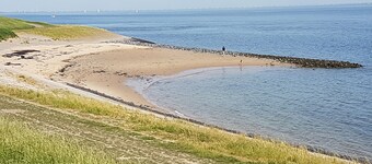 Holiday home in a quiet holiday park in Zeeland directly on the sea