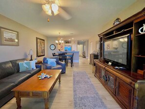 Smart TV, DVD player, stereo