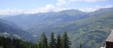 Blick von der Unterkunft