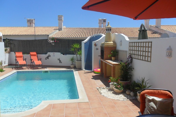 Private pool, shower, BBQ and outdoor dining area.