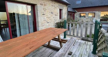 Ferienhaus 6 Pers. Zugang für Personen mit eingeschränkter Mobilität mit Schwimmbad.