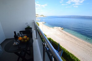 Luxury Apartment, 2 Bedrooms, Beach View, Beachfront | View from room - Superior Four Star Apartment (Podstrana)