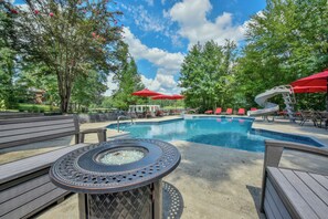 Indoor pool, a heated pool