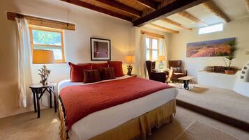 Deluxe King Suite (No Pets) | Premium bedding, down comforters, individually decorated