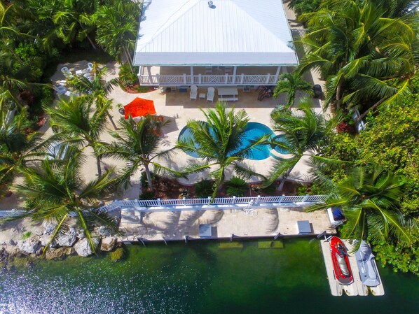 Et oppvarmet basseng