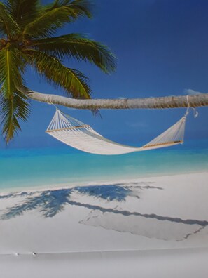 On the beach, sun loungers, beach towels - Relax & Unwind: Private Beachfront Escape with Stunning Views, Amazing Location (Anahola)