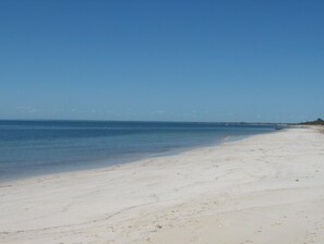 On the beach