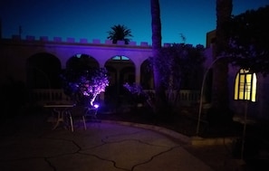 Front of property – evening/night