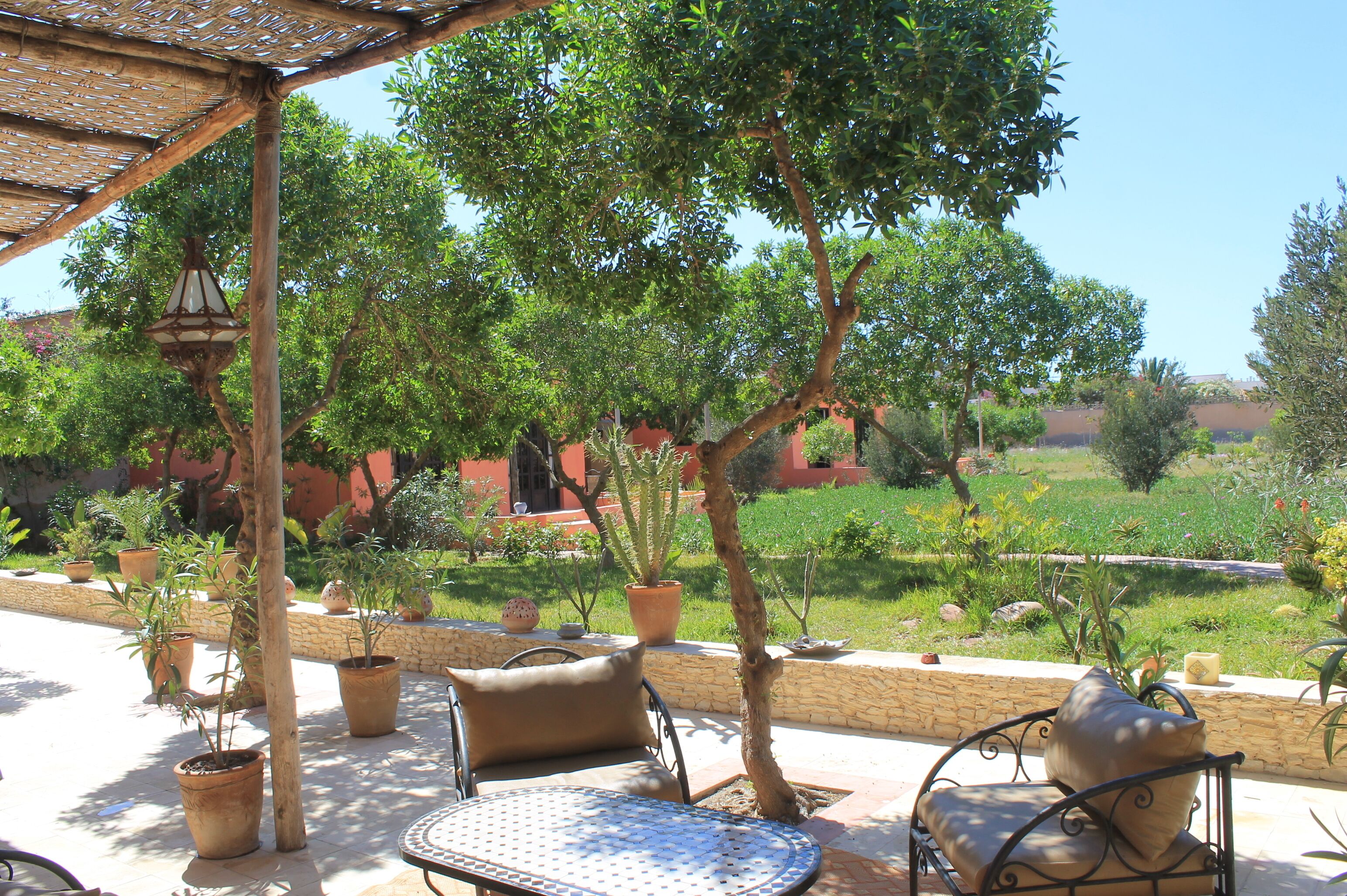 terrasse du batiment principal