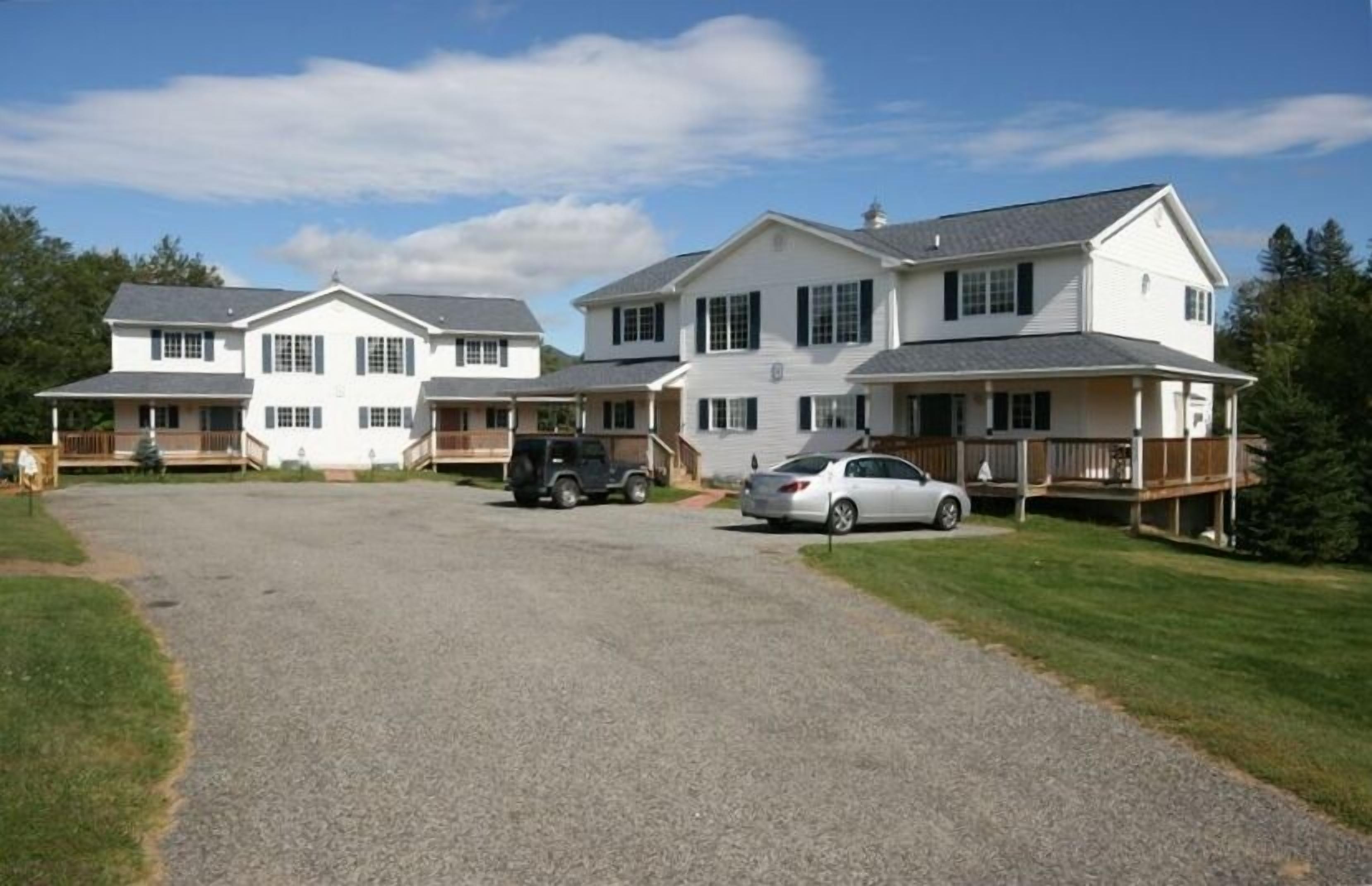 Close to the center of Lake Placid 