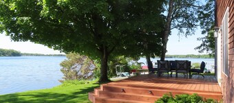 Wunderschön dekorierte Lake Home am Ufer des Rush Lake in der Nähe von Rush City