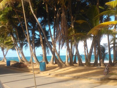 Spacious 3 Bedroom Condo steps from beach