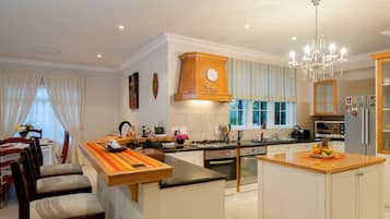 Fridge, microwave, coffee/tea maker