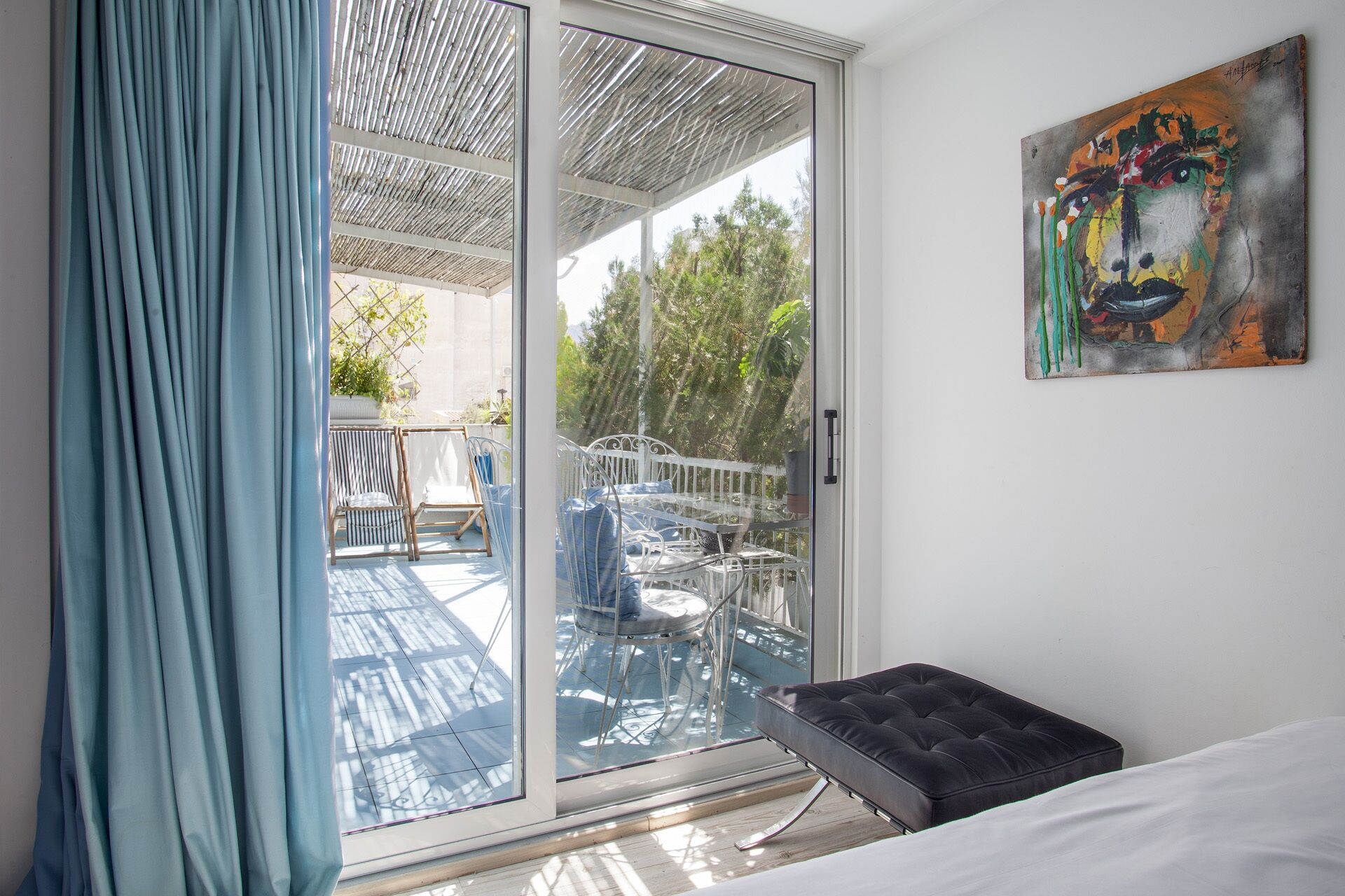 1 dormitorio, tabla de planchar con plancha, cuna de viaje y wifi gratis