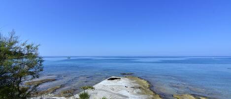 Beach nearby, sun-loungers