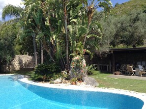 Outdoor pool - Piccolo Paradiso, elegant villa with swimming pool, sea view, between Rome and Naples (Formia)