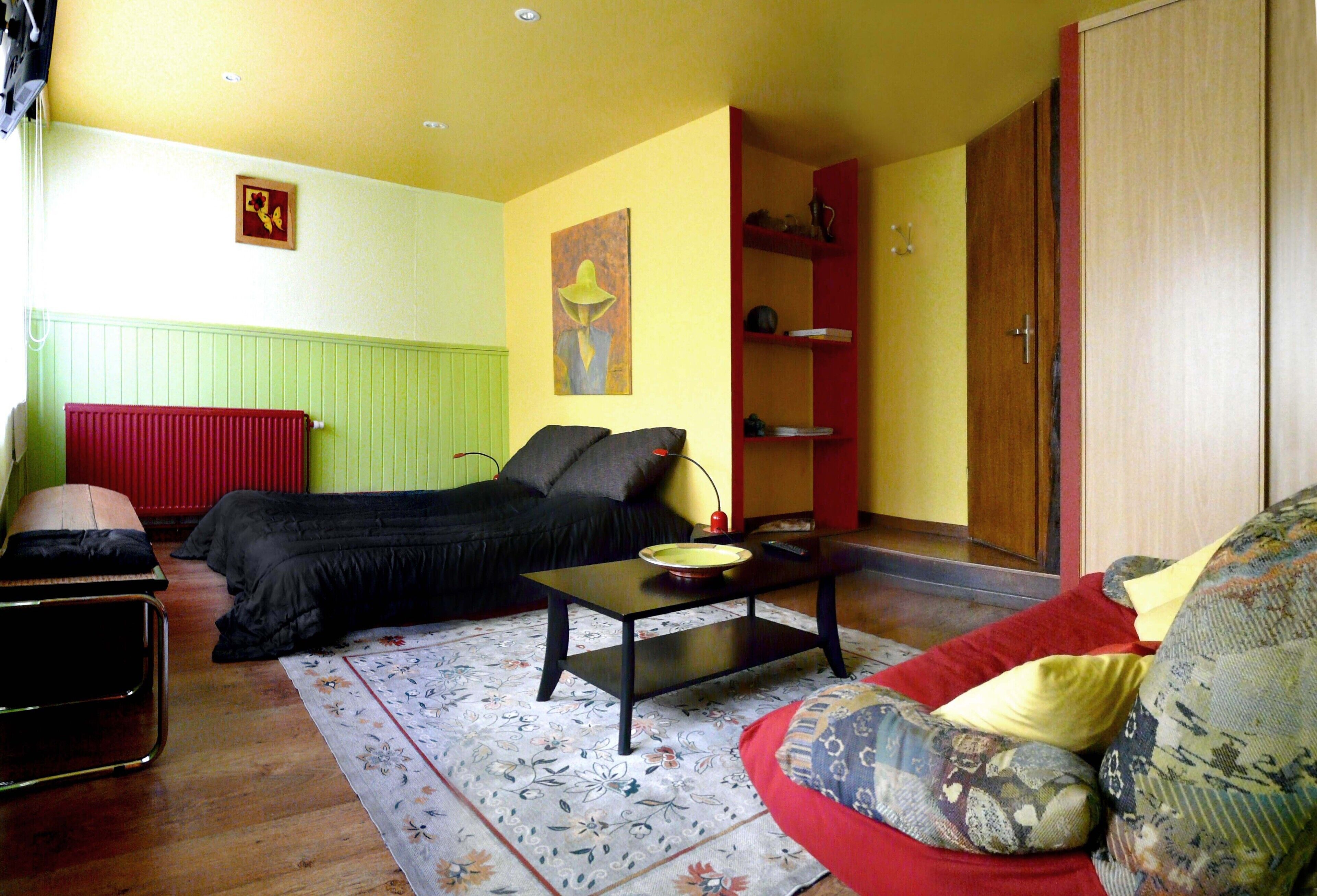 Chambre Anaë avec lit 2 personnes 160 x 190 ou 2 x 80 X 190