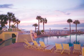 Indoor pool, outdoor pool