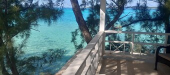 The feeling of an Island apart, surrounded by water! Convenient location.