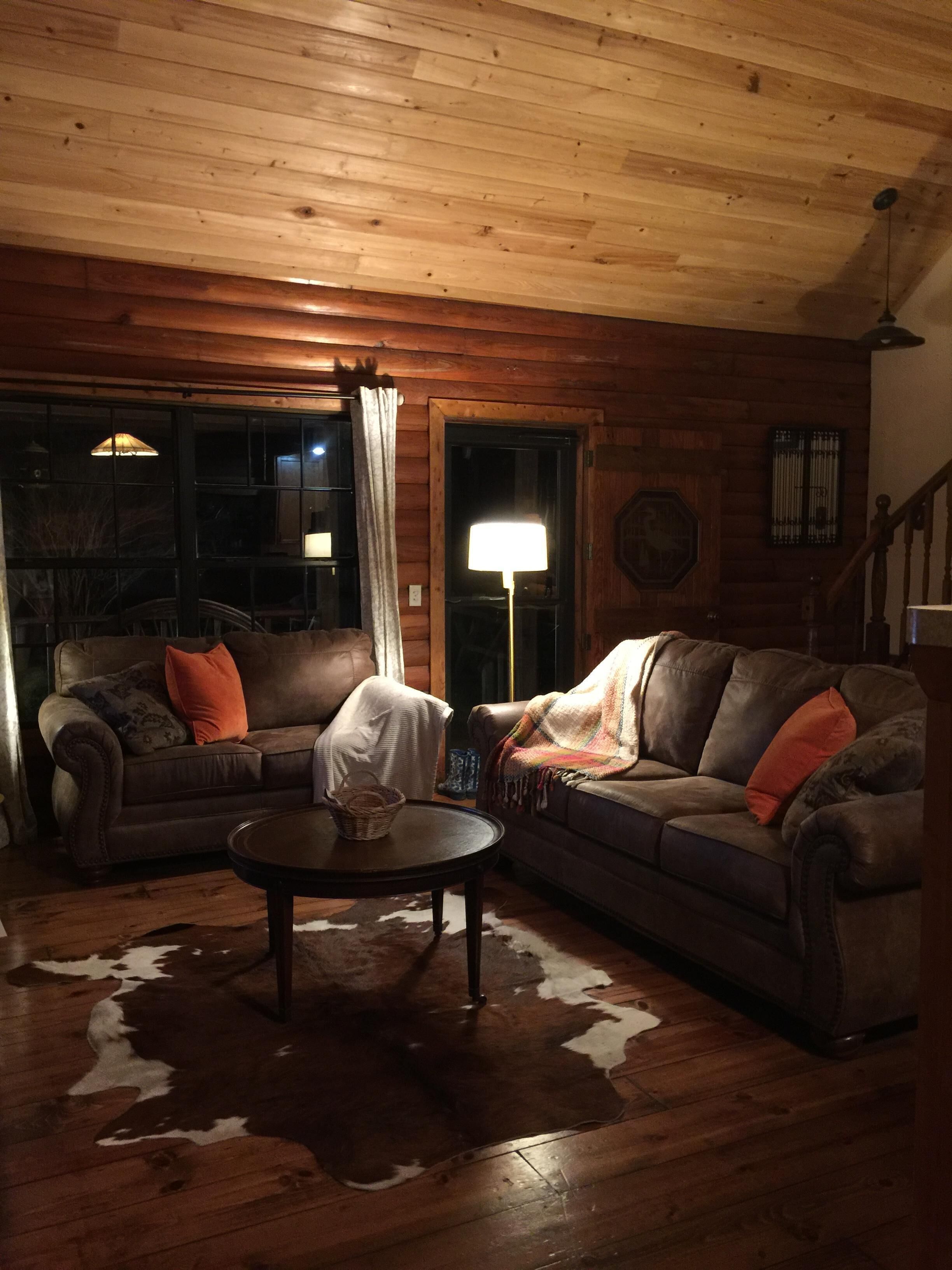 Log Cabin near Ocala and World Equestrian Center ideal for family retreats.
