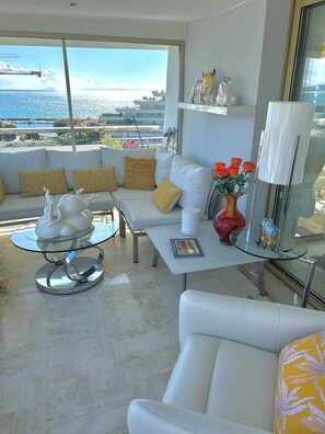 Smart TV, DVD player, books, music library