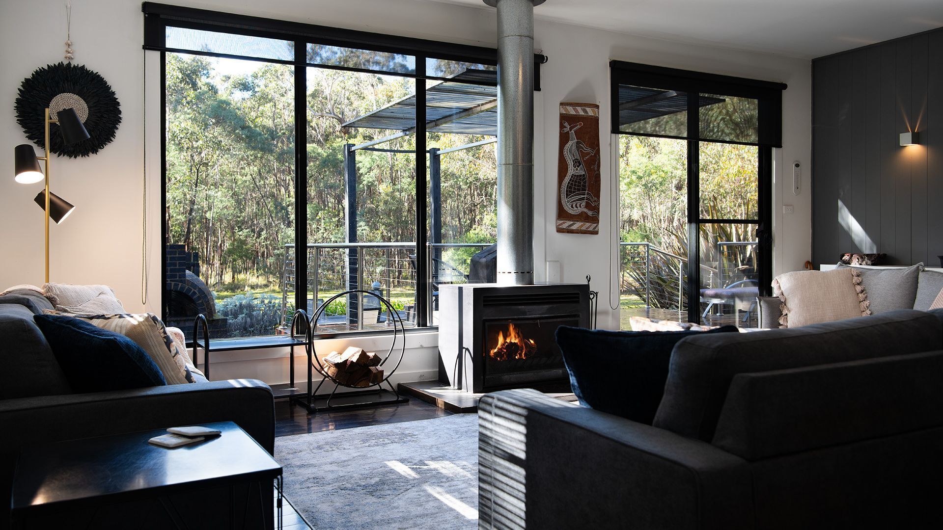 TV, fireplace, DVD player