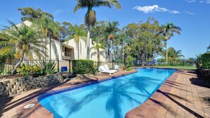 Pool - The Moorings, 15/4 Cromarty Road - stunning with water views & pool (Soldiers Point)