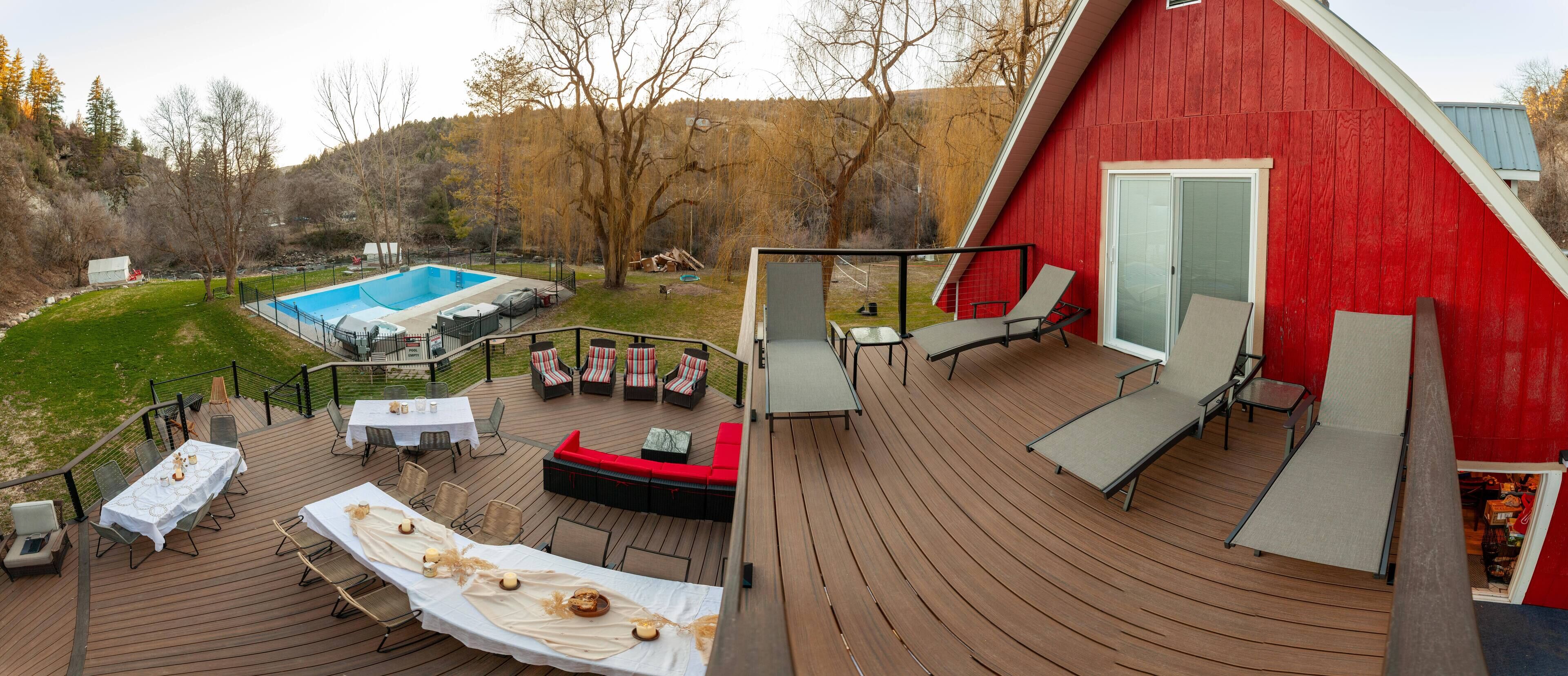 Udendørs spisemuligheder