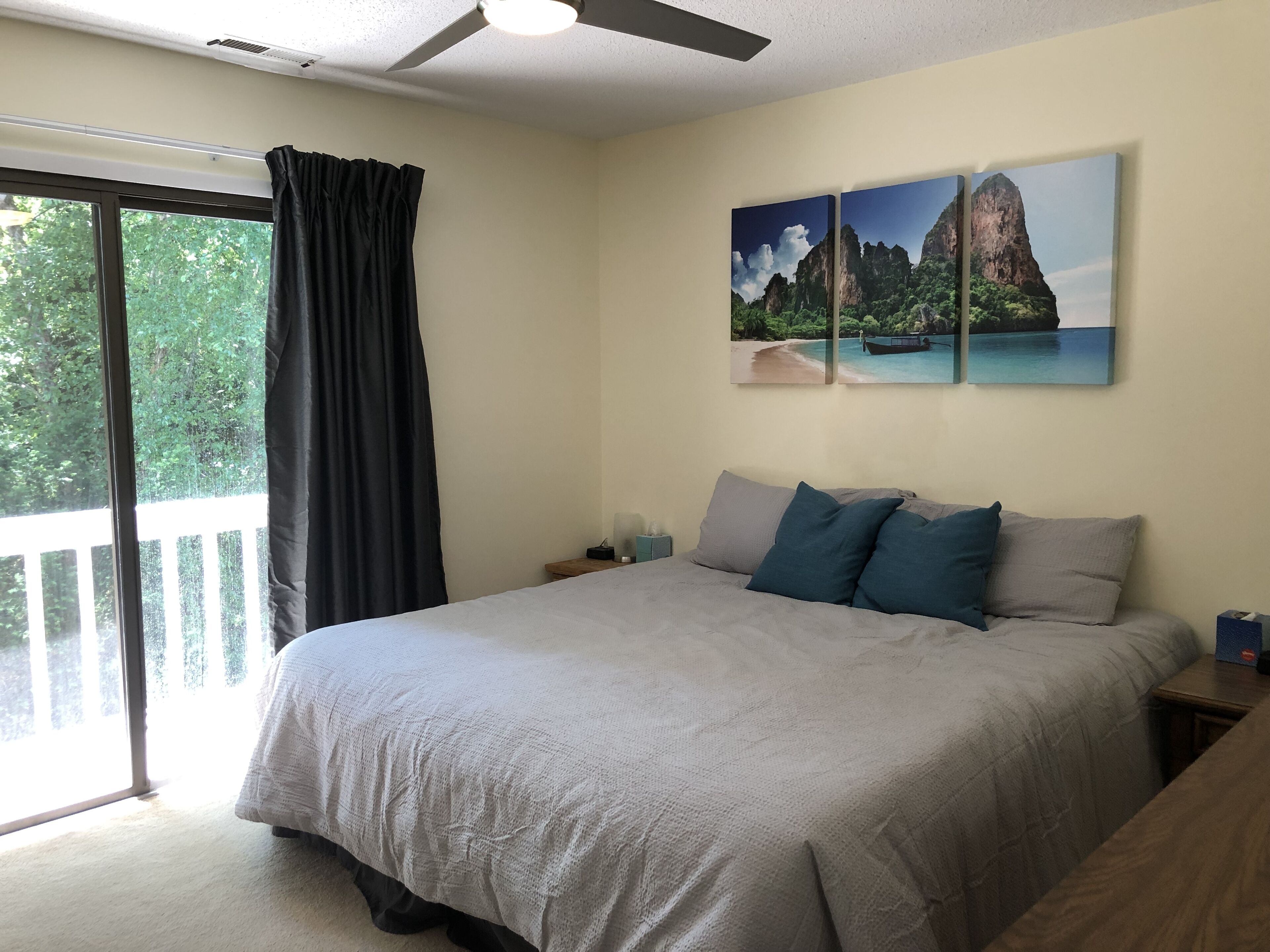 3 bedrooms, iron/ironing board, travel cot, WiFi