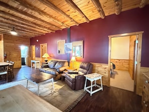 TV, fireplace, DVD player