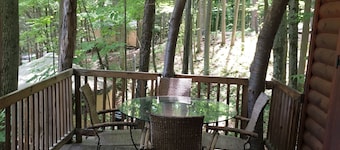 Enjoy lake views as you relax on the porch!