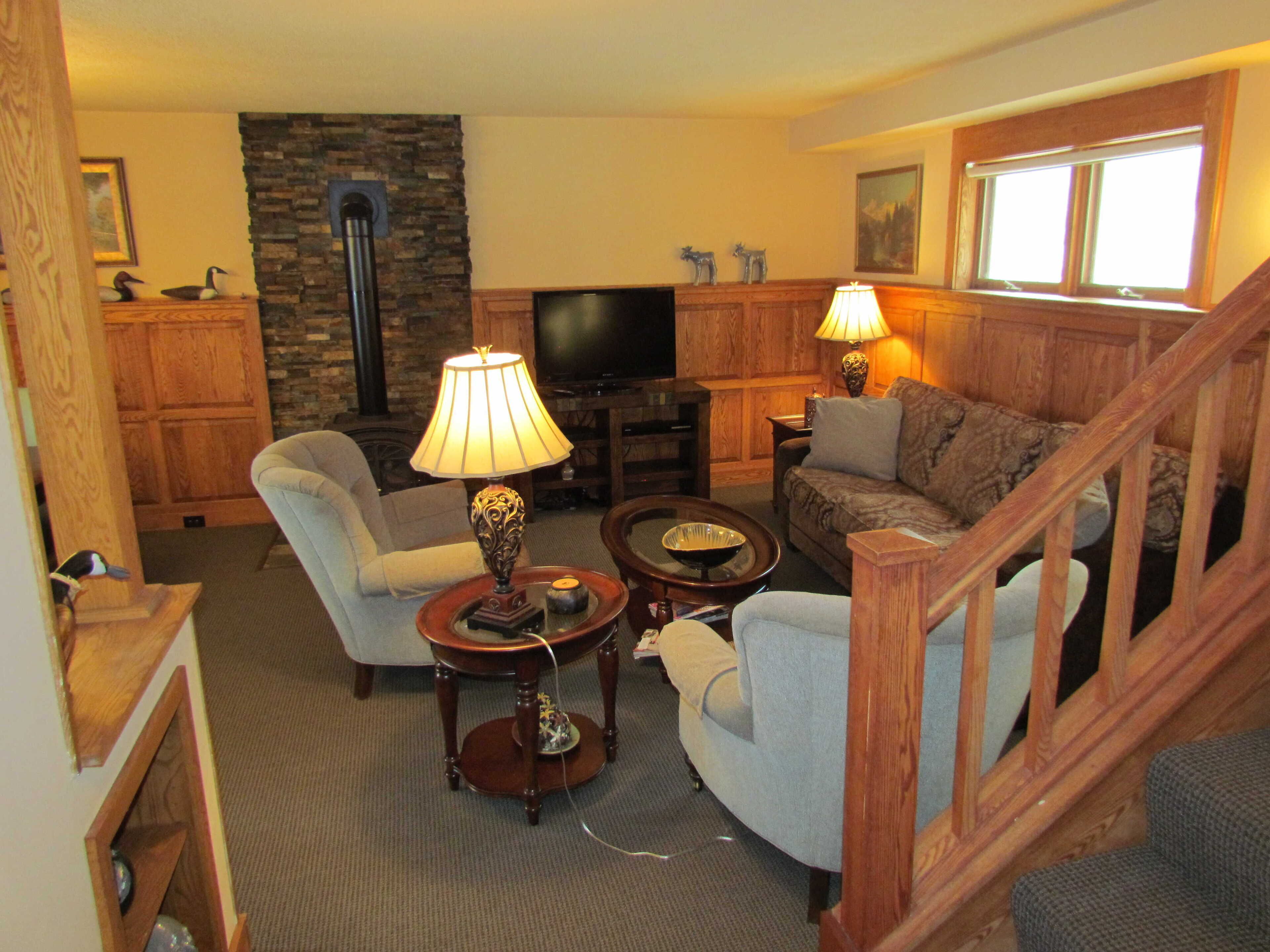 Private Lakefront Home on Peninsula of Pristine Big Bass Lake