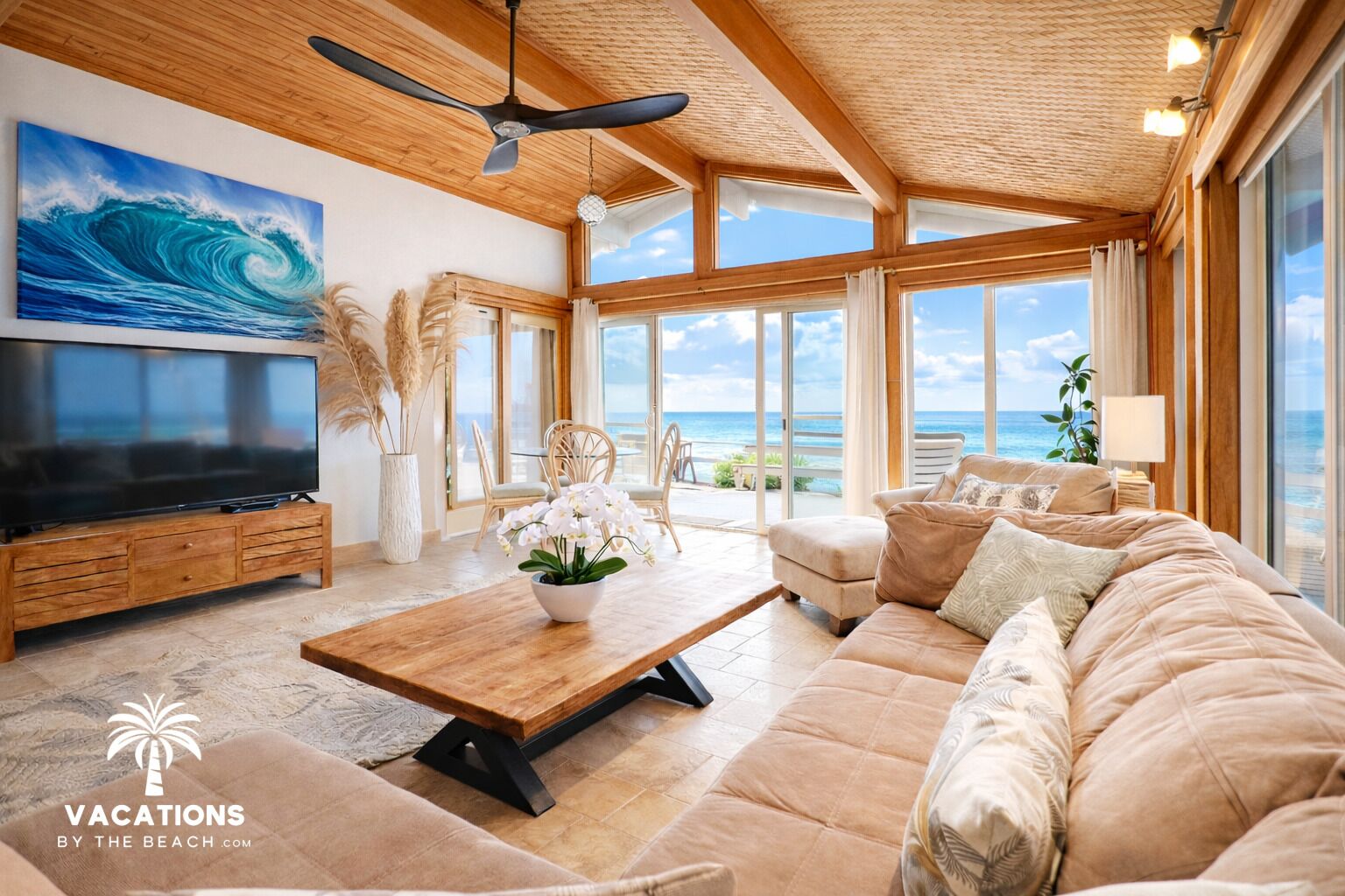 TV, DVD player, books, stereo