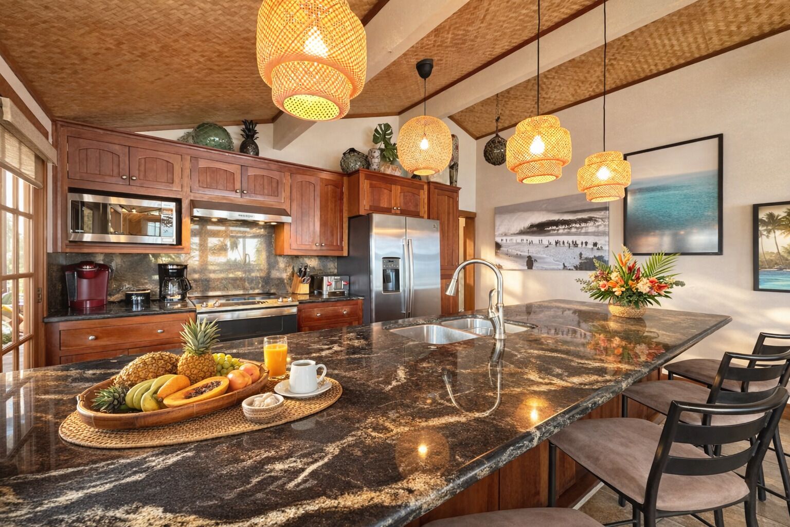 Réfrigérateur, micro-ondes, four, lave-vaisselle