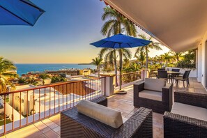 Terrace/patio - Ocean-View Retreat + Private Pool in Gated La Jolla (San Jose Del Cabo)