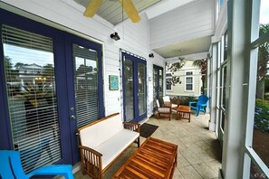 Terrace/patio - Spacious 30A Cottage — Short Walk to Seagrove Beach & Free Pickleball (Santa Rosa Beach)