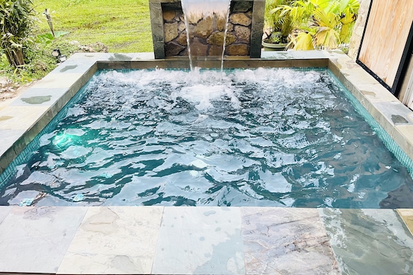 Piscina externa, piscina aquecida