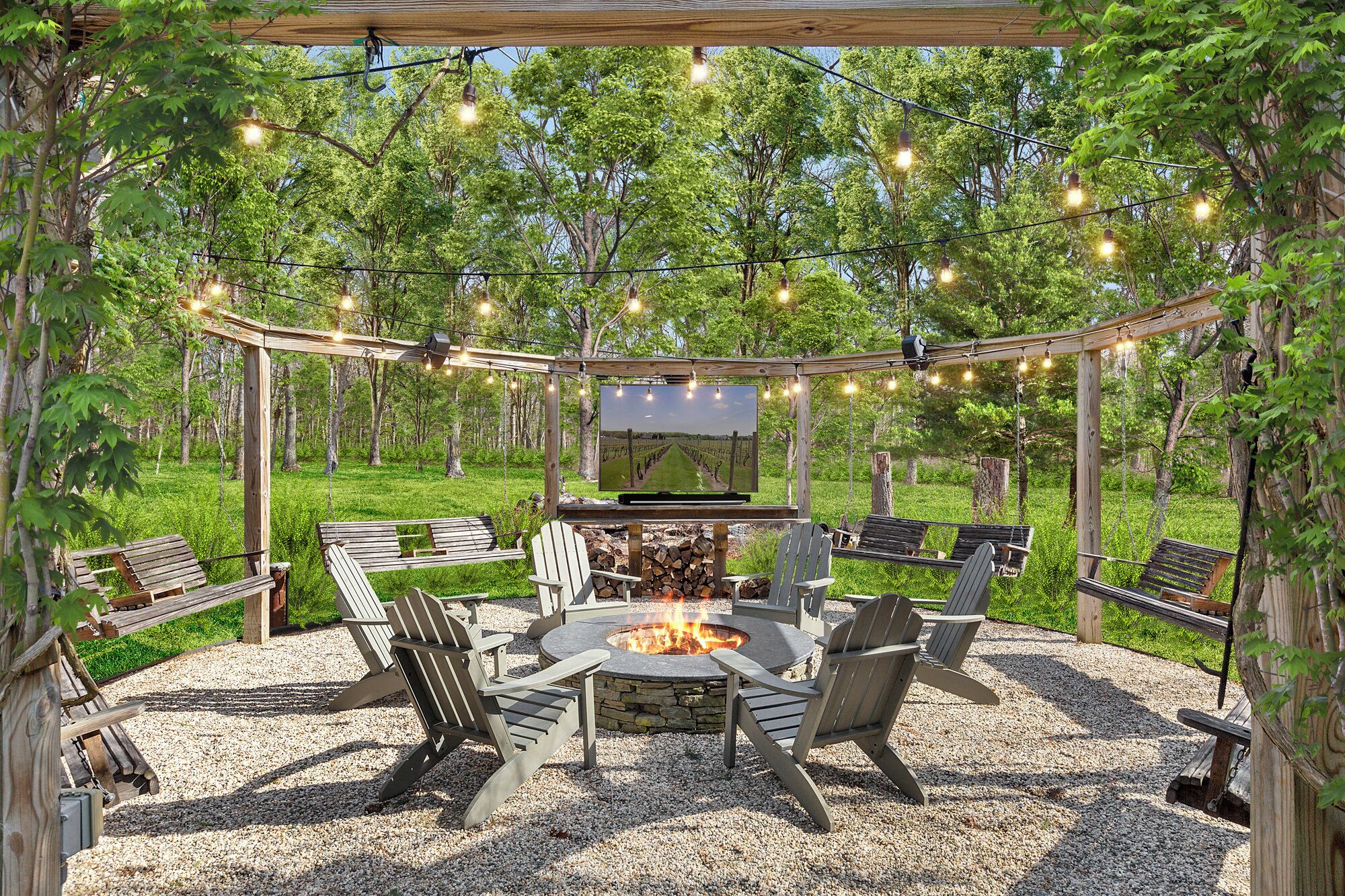 Enceinte de l’hébergement