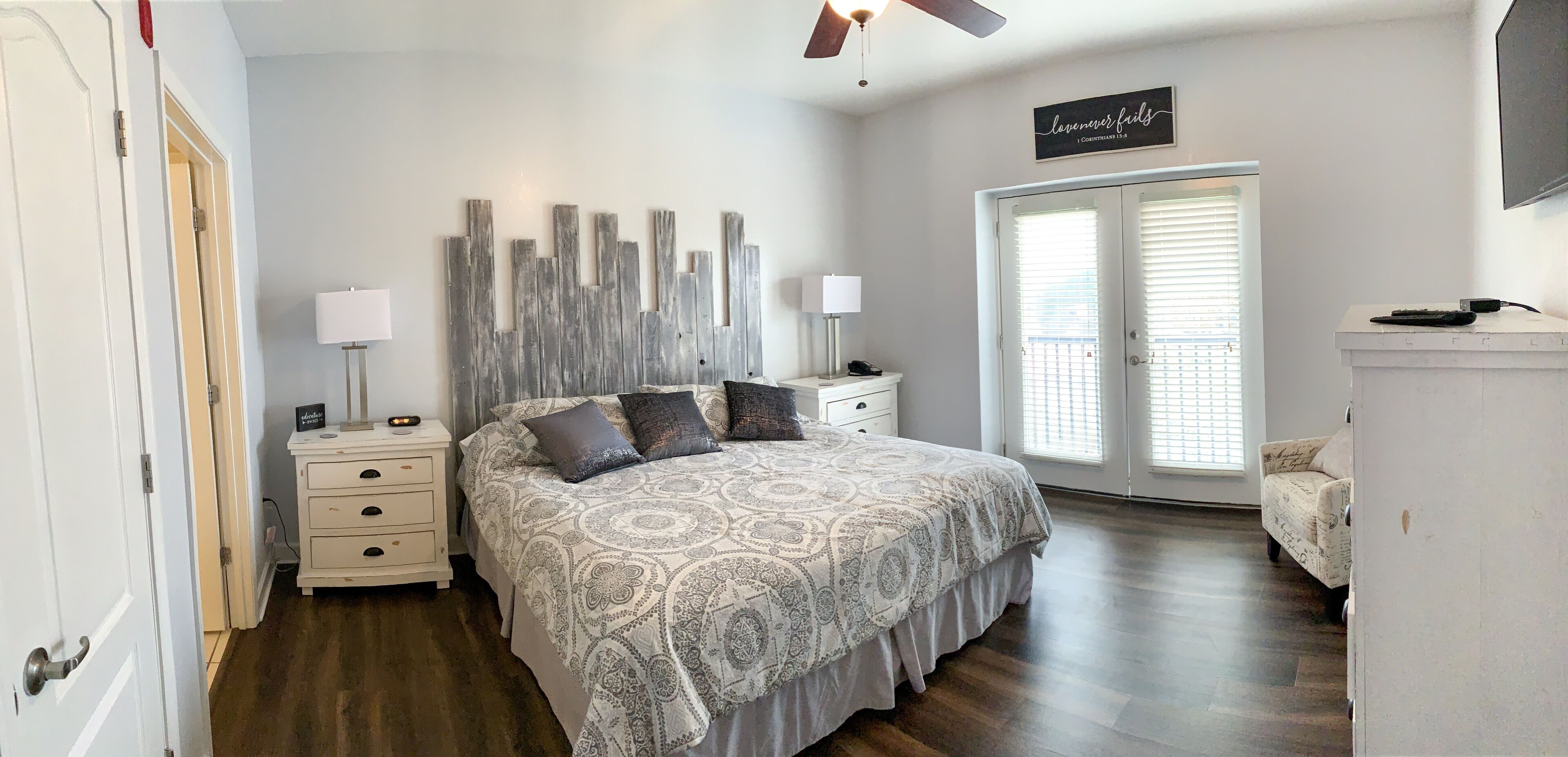 1 makuuhuone, silitysrauta/-lauta, ilmainen Wi-Fi, vuodevaatteet