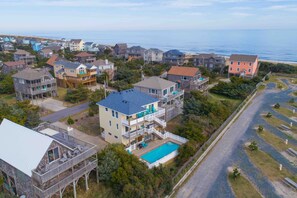 Exterior - Oceanview Home in Avon w/ Private Pool, Hot Tub, Game Room, Home Theater System (Avon)