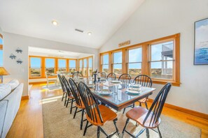 Dining - Premier Oceanfront w/ Private Pool, Hot Tub, Elevator, Game Room, Home Theater (Salvo)