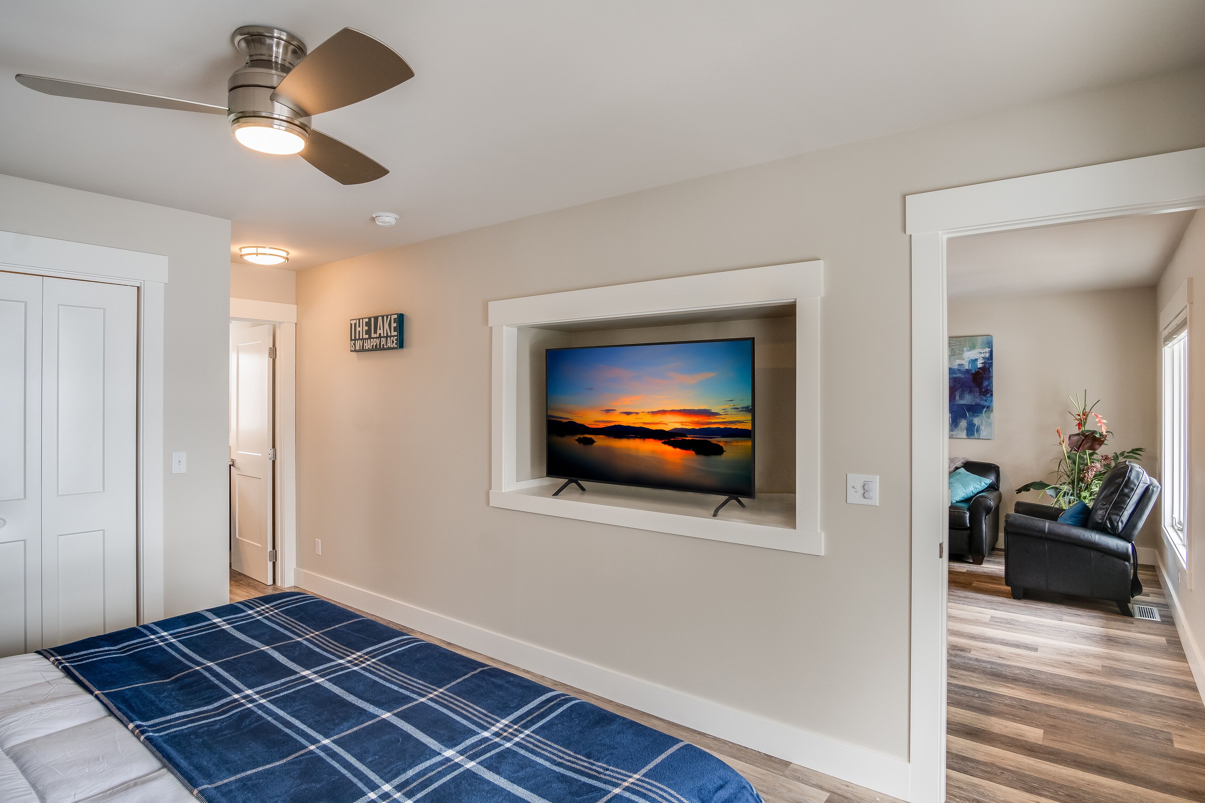 1 chambre, fer et planche à repasser, Wi-Fi gratuit, draps fournis