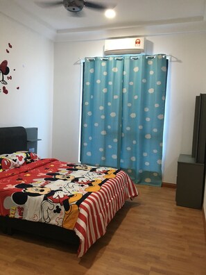 3 soverom, strykejern/-brett og internettilgang